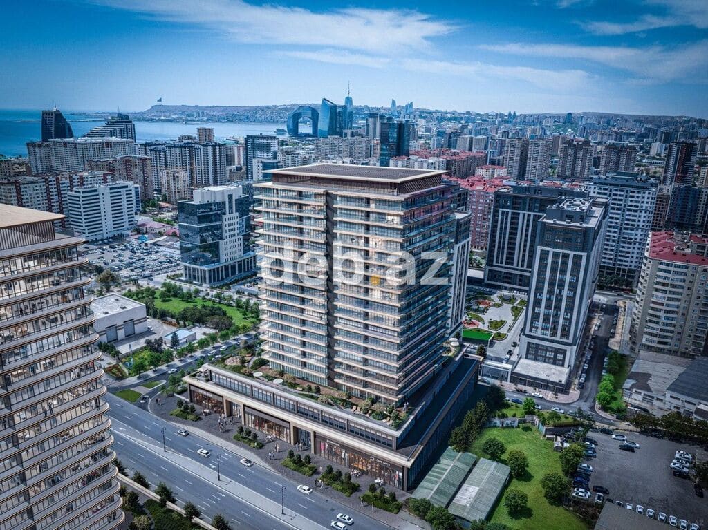 Ağ şəhər, 2 otaqlı, Yeni tikili, m. Xətai, 96 kv. m — şəkil 1