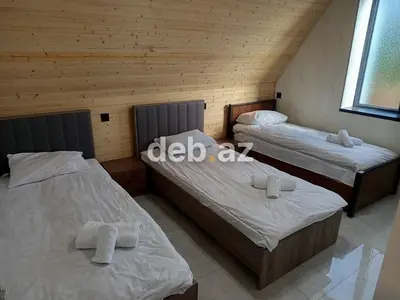 Qəbələdə hovuzlu 3 otaqlı müasir bağ evi satılır — kiçik şəkil 3