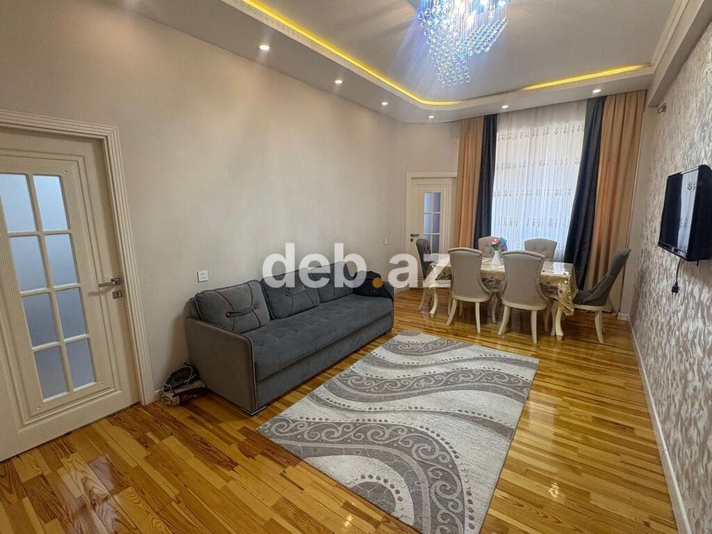 Saray, 3 otaqlı, Yeni tikili, 76 kv. m — şəkil 1