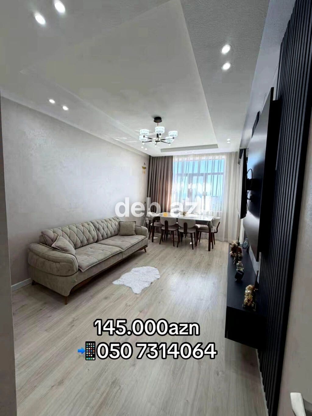 Əhmədli, 3 otaqlı, Yeni tikili, m. Əhmədli, 86 kv. m — şəkil 1