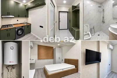 Xırdalanda AAAF Parkda 1 Otaqlı Tam Əşyalı Təzə Təmirli Mənzil Satılır – 29.4 m² — kiçik şəkil 1
