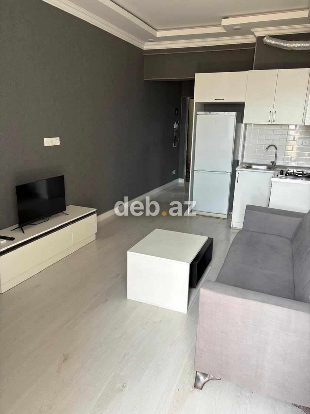 1 otaqlı, Yeni tikili, 32 kv. m — şəkil 1