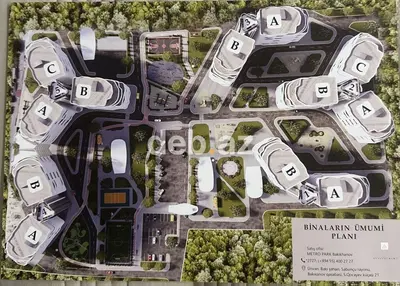 Sabunçu qəs., 3 otaqlı, Yeni tikili, 98 kv. m — kiçik şəkil 8