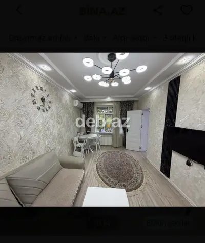 Bakı, Suraxanı, 3 otaqlı, Köhnə tikili, m. Xalqlar Dostluğu, 65 kv. m — kiçik şəkil 2