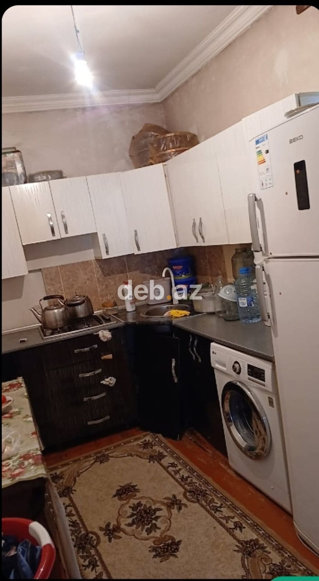 Həyət evi – 4 otaqlı - Plan: mətbəx, sanitar qovşaq/duş, 4 yaşayış — şəkil 1
