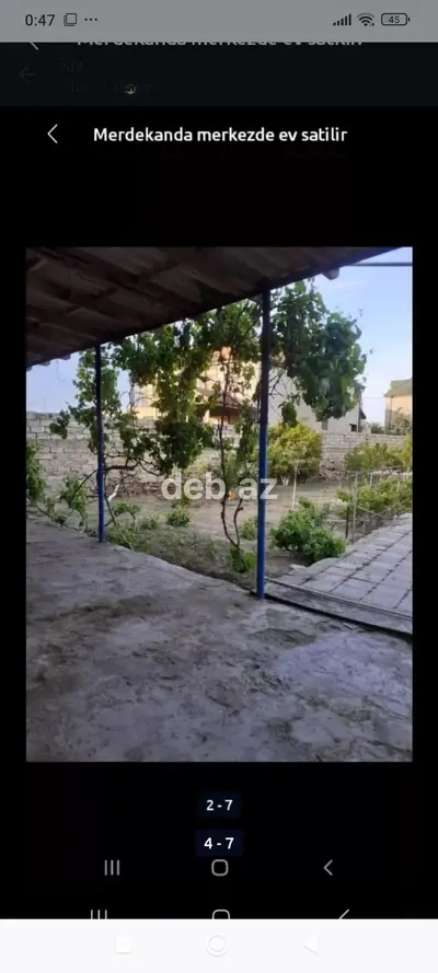 Mərdəkanda mərkəzdə həyət evi satılır. Əmlak geniş həyətyanı sahəyə — kiçik şəkil 4