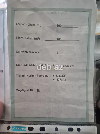 Yeni Ramanada Əsas Yola 5 Dəqiqəlik Məsafədə Şəxsi Tikili Həyət Evi! — kiçik şəkil 14