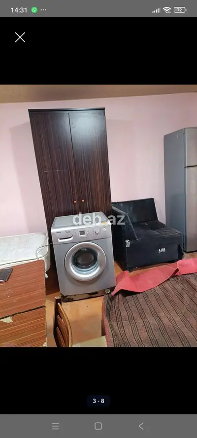 Hövsan qəs. 1 otaqlı, 36 kv. m, Kredit var, Yeni təmirli — kiçik şəkil 3