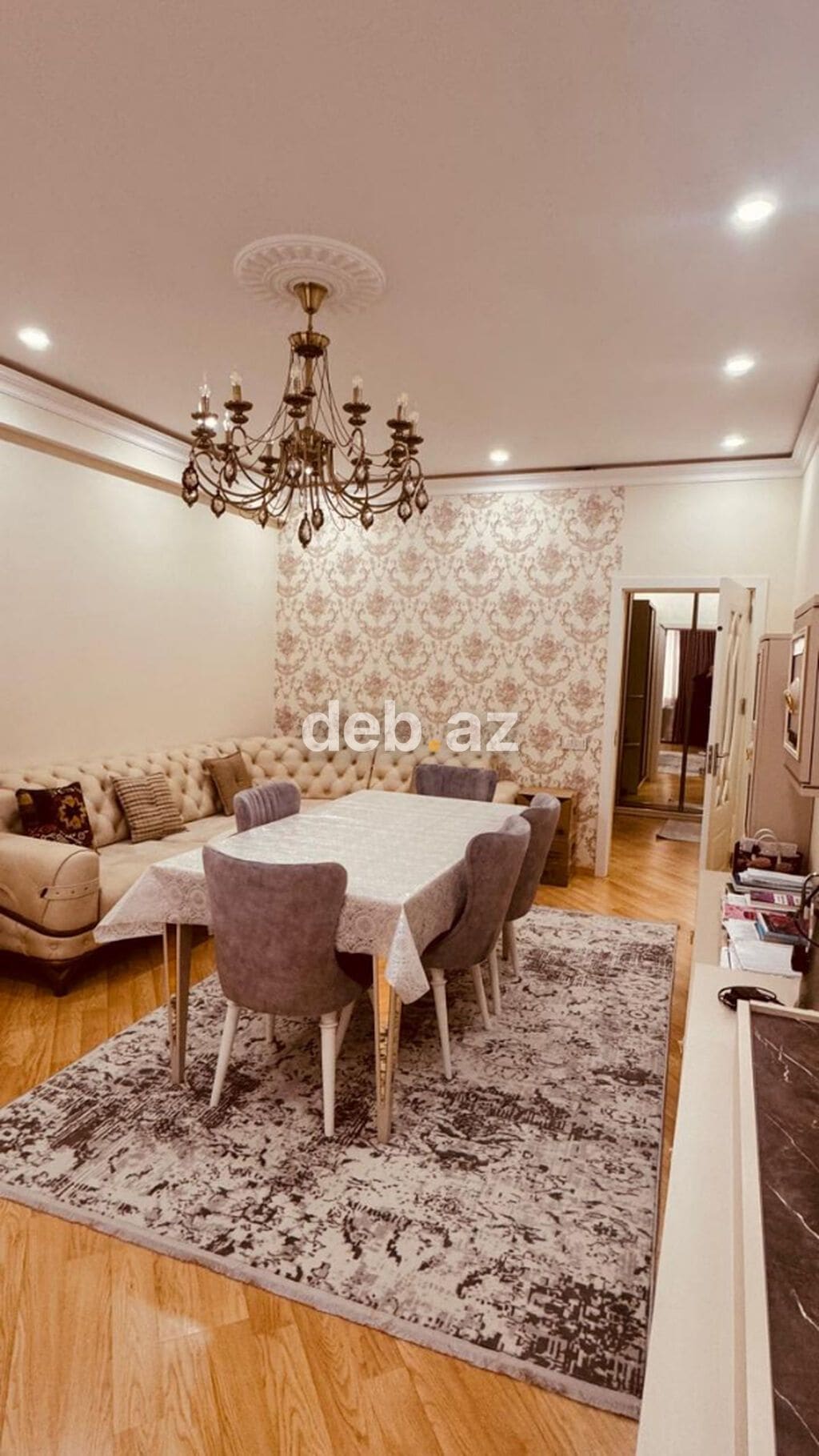 Yasamal, 2 otaqlı, Yeni tikili, m. İnşaatçılar, 84 kv. m — şəkil 1