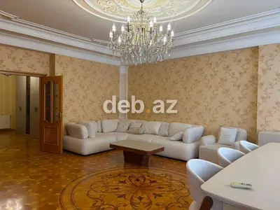 4 otaqlı 153 kv geniş mənzil – klassik interyer - Dəbdəbəli zal — kiçik şəkil 6