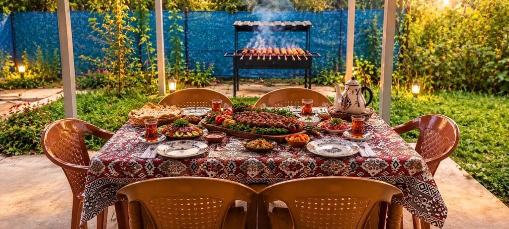 Şahdağ yolunda günlük kirayə həyət evi – Qusar, Çiləgir kəndi (10 nəfərlik, Manqal, Samovar, Besedka) — kiçik şəkil 6