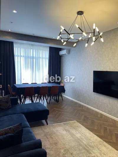Yasamal, 3 otaqlı, Yeni tikili, m. İnşaatçılar, 98 kv. m — kiçik şəkil 1