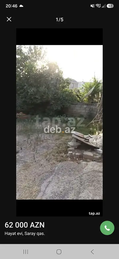 Həyət evi – Saray qəs. - Qiymət: 62 000 AZN (şəkildə göstərilib) — kiçik şəkil 8