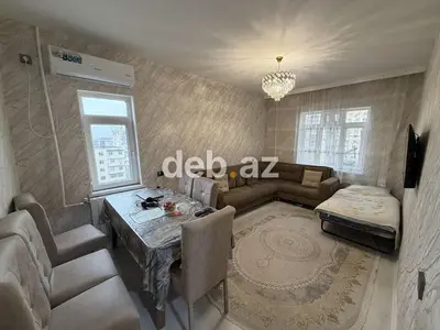Bakı, Yeni Yasamal, 2 otaqlı, Köhnə tikili, m. İnşaatçılar, 65 kv. m — kiçik şəkil 1