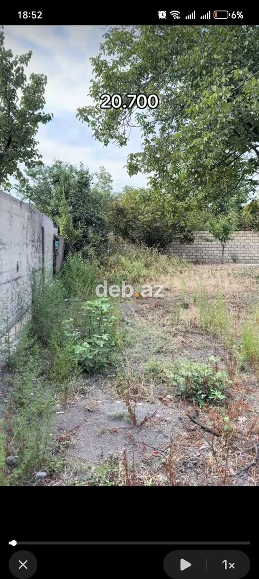 10 sot, Tikinti, Barter mümkündür, Kupça (Çıxarış) — Bərdə