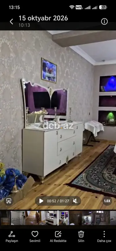 2 sotda geniş 2 mərtəbə 5 otaqlı həyət evi. 2 ci mərtəbəsində və — kiçik şəkil 3