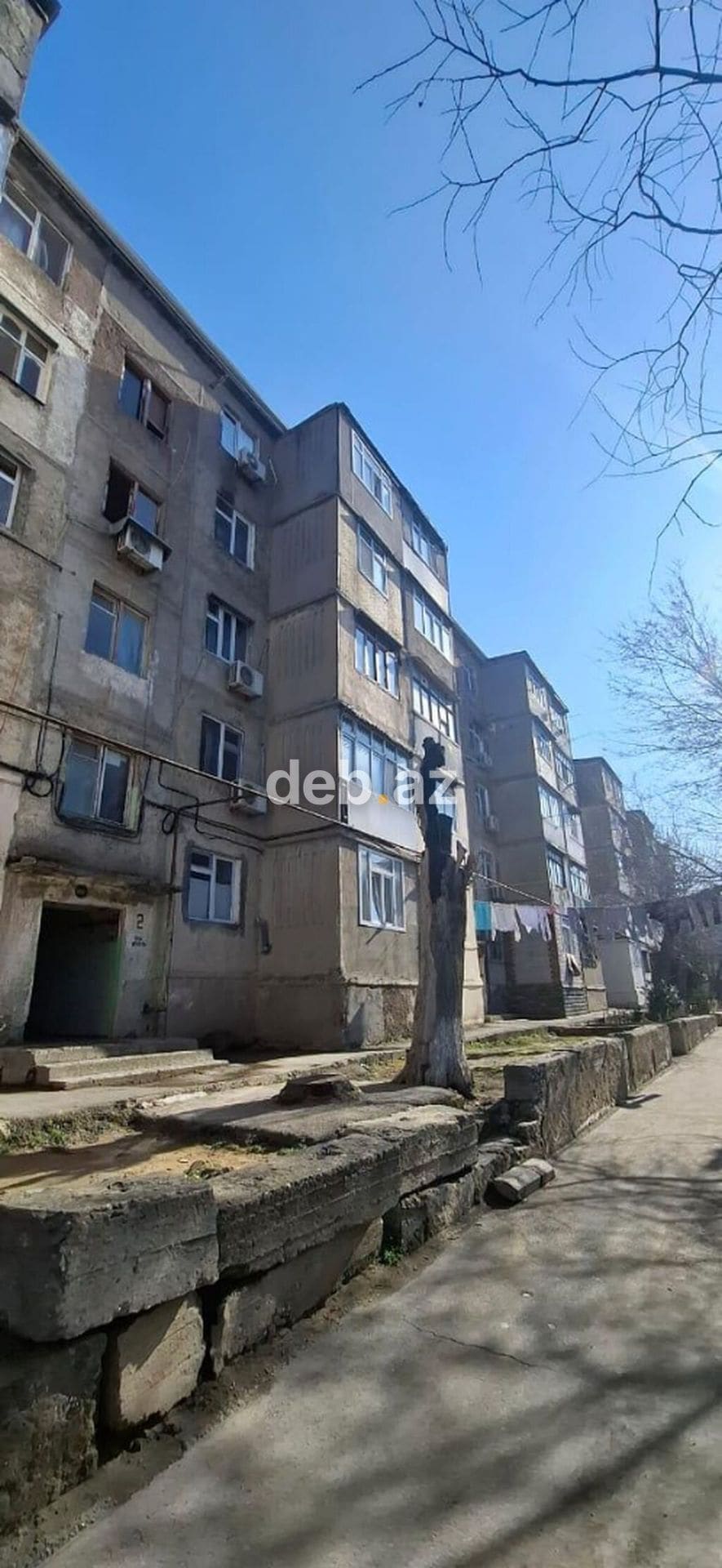 Bakı, 2 otaqlı, Köhnə tikili, 45 kv. m — şəkil 1