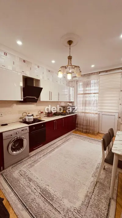 Yasamal, 2 otaqlı, Yeni tikili, m. İnşaatçılar, 84 kv. m — kiçik şəkil 2