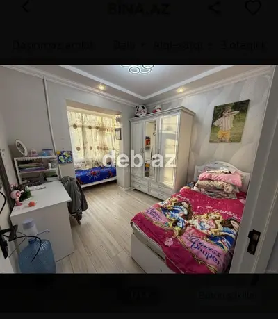 Bakı, Suraxanı, 3 otaqlı, Köhnə tikili, m. Xalqlar Dostluğu, 65 kv. m — kiçik şəkil 6