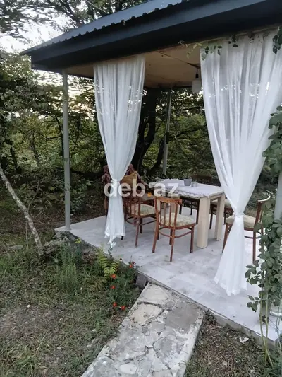 Qəbələ, Vəndamda hovuzlu 3 otaqlı günlük kirayə bağ evi (100 kv.m) — kiçik şəkil 10