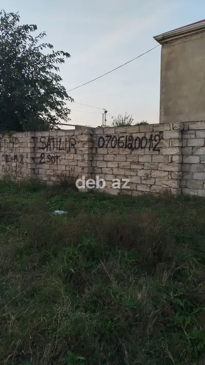 Bakıda! Hasarlı, rahat girişli 2 sot torpaq sahəsi satılır — Yaşayışlı məhəllədə, kommunikasiyaları hazır! — kiçik şəkil 5