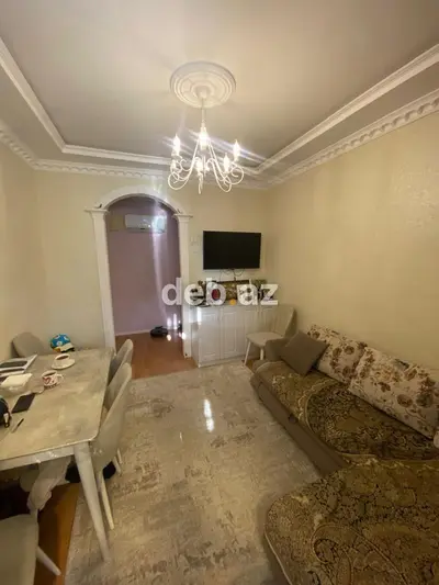 Bakı, Yeni Yasamal, 2 otaqlı, Köhnə tikili, m. İnşaatçılar, 35 kv. m — kiçik şəkil 1