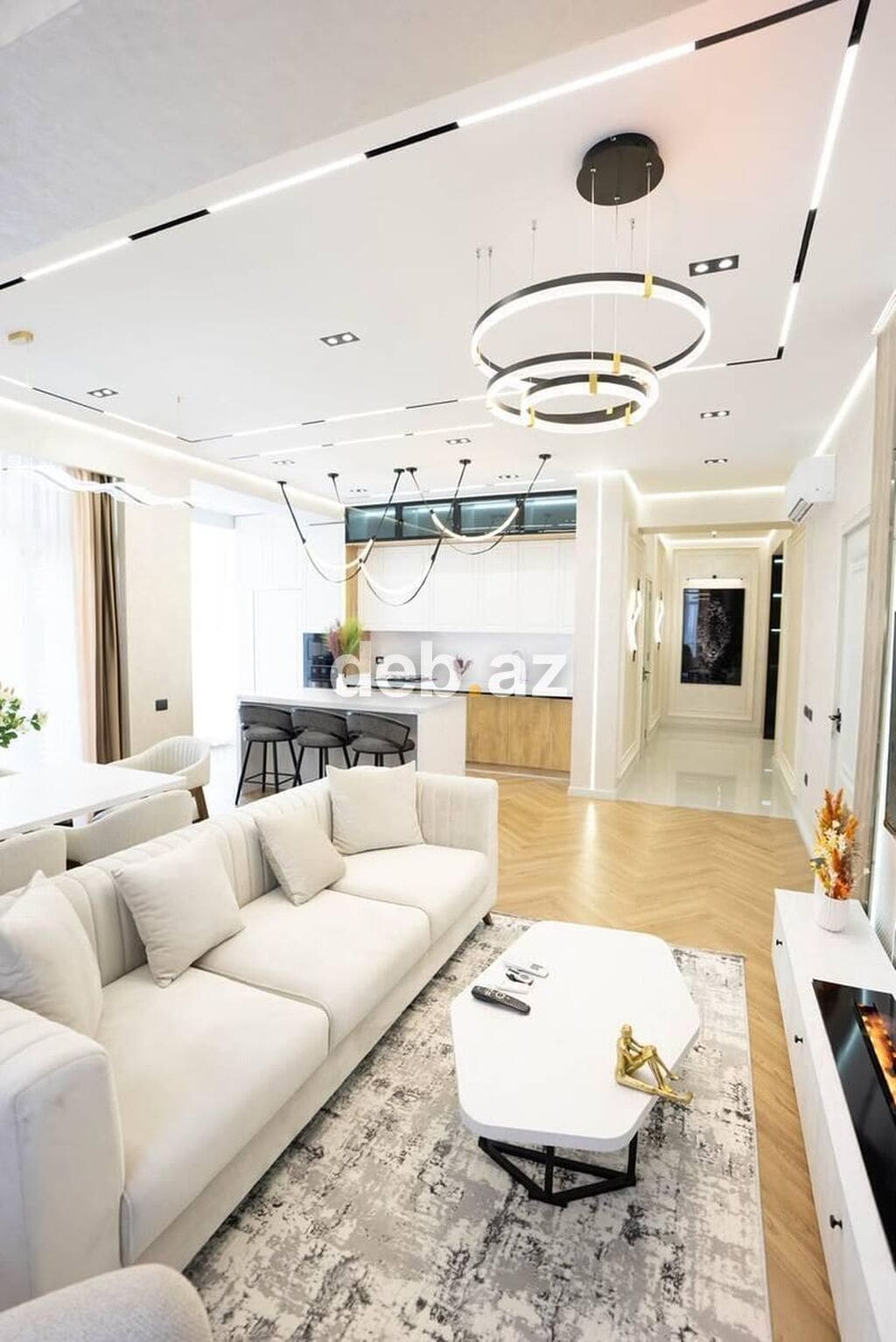 7-ci mikrorayon, 3 otaqlı, Yeni tikili, 109 kv. m — şəkil 1