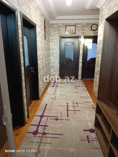 Zabrat 1-də 8 daş kürsülü, qoşa daşla tikilmiş 4 otaqlı (120 m²) həyət evi satılır — Navesli, kameralı v mərkəzi kanalizasiyalı! — kiçik şəkil 9