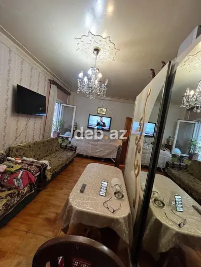 Bakı, Yeni Yasamal, 2 otaqlı, Köhnə tikili, m. İnşaatçılar, 55 kv. m — kiçik şəkil 1