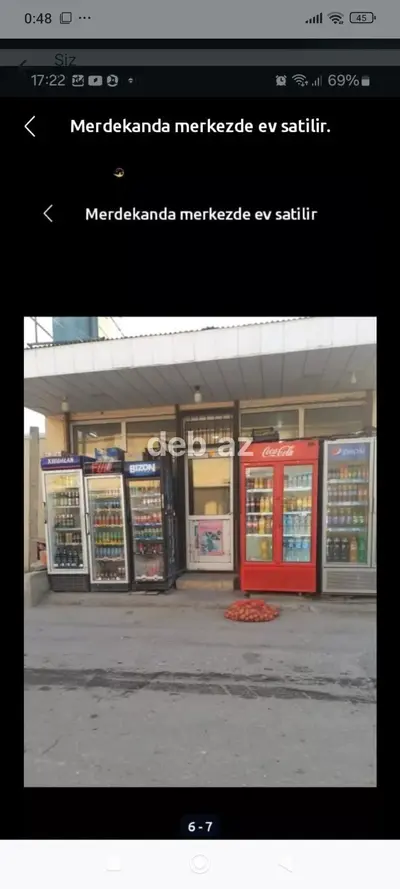 Mərdəkanda mərkəzdə həyət evi satılır. Əmlak geniş həyətyanı sahəyə — kiçik şəkil 1
