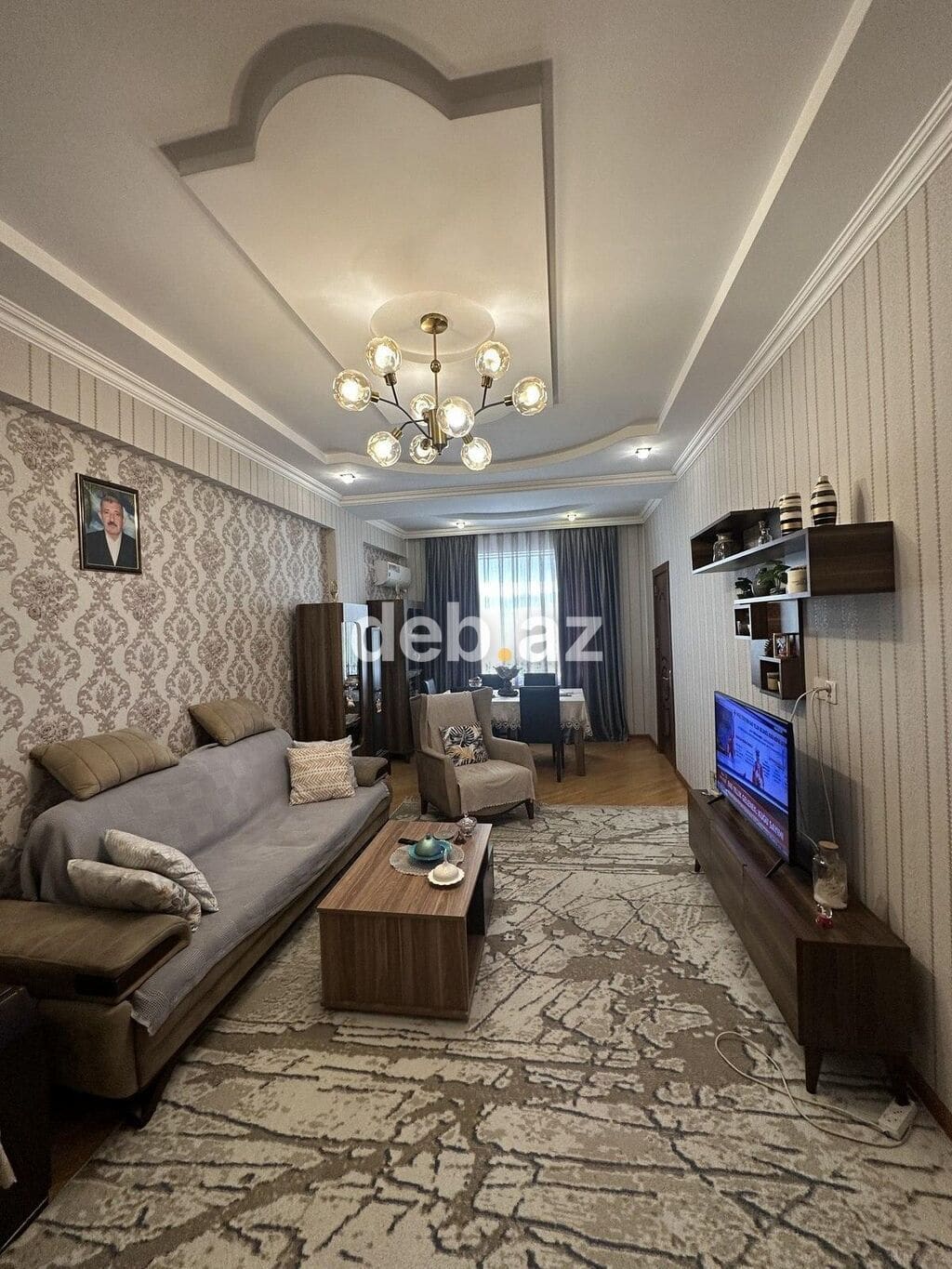 3 otaqlı, Yeni tikili, 94 kv. m — şəkil 1