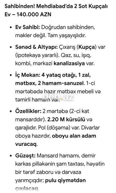 5 otaqlı, 170 kv. m, Kredit yoxdur, Yeni təmirli — kiçik şəkil 9