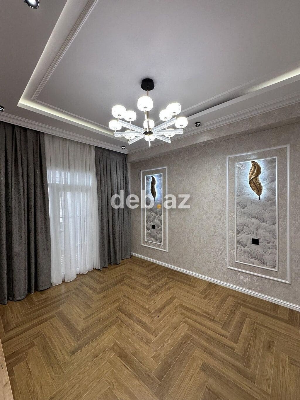 2 otaqlı, Yeni tikili, 45 kv. m — şəkil 1