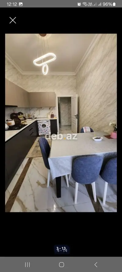 Bakıxanov qəs., 2 otaqlı, Yeni tikili, m. Neftçilər, 70 kv. m — kiçik şəkil 5