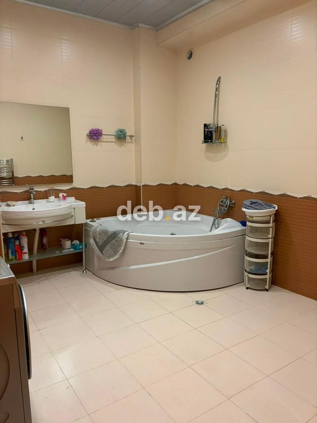 4 otaqlı 153 kv geniş mənzil – klassik interyer - Dəbdəbəli zal — şəkil 1