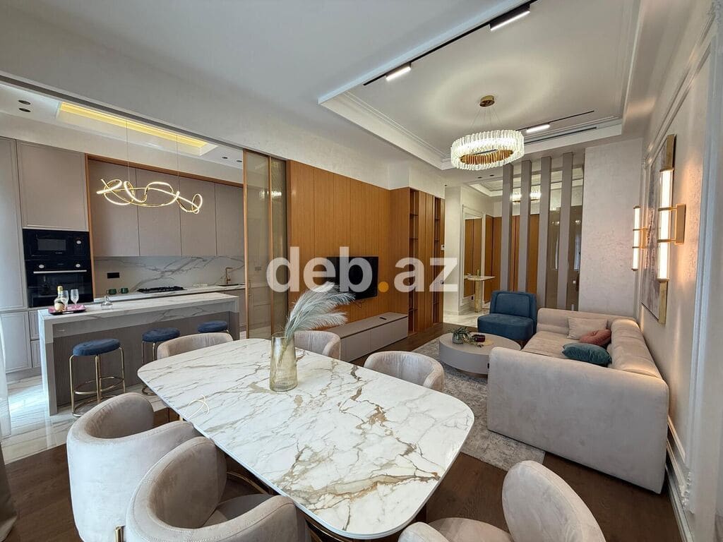 Ağ şəhər, 3 otaqlı, Yeni tikili, m. Nizami, 108 kv. m — şəkil 1