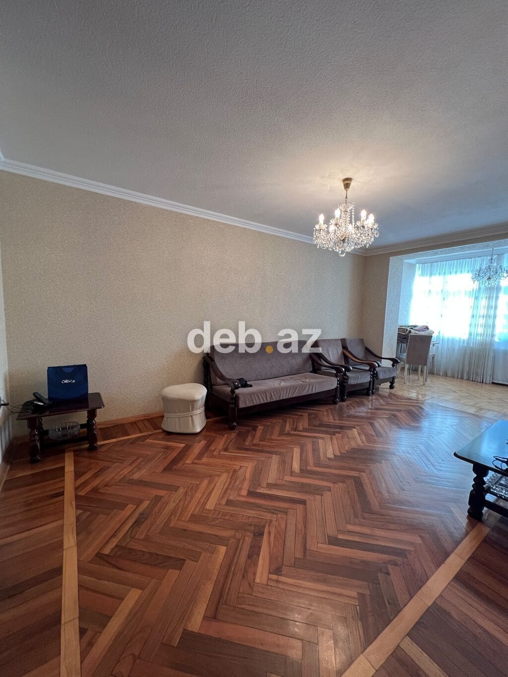 Bakı, Yasamal, 3 otaqlı, Köhnə tikili, m. İnşaatçılar, 77 kv. m — şəkil 1