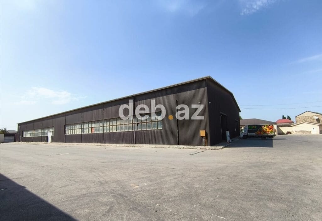 İcarəyə anbar sahəsi 1450 kvm,hundurluk 6.5 m, 2 mərtəbə Ofis binasi — şəkil 1
