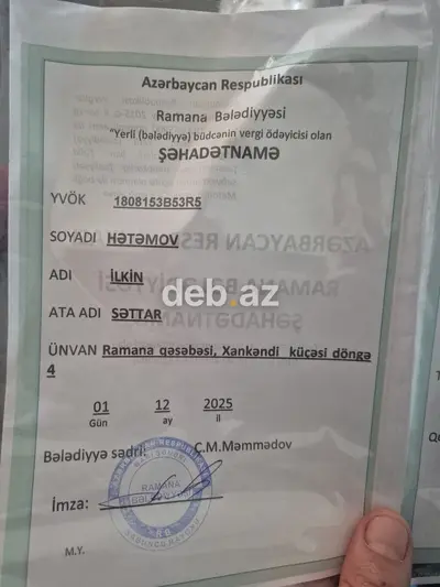 Yeni Ramanada Əsas Yola 5 Dəqiqəlik Məsafədə Şəxsi Tikili Həyət Evi! — kiçik şəkil 15