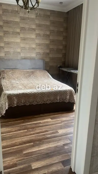 4otaqlı mənzil – geniş qonaq otağı, yataq otağı və uşaq/iş otağı — kiçik şəkil 3