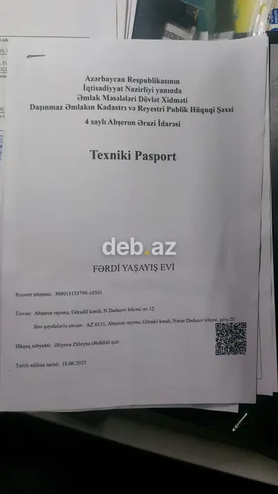 Həyətyanı sahəli 1 mərtəbəli yaşayış evi - Plan: Həyətdən girişli — kiçik şəkil 10