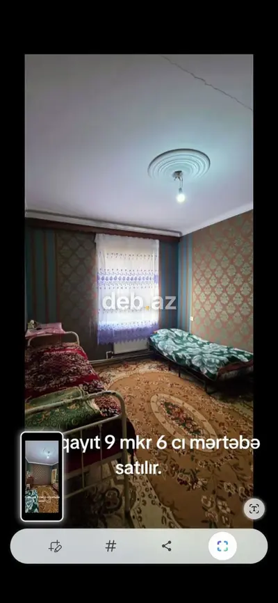 Sumqayıt, 2 otaqlı, Köhnə tikili, 63 kv. m — kiçik şəkil 3
