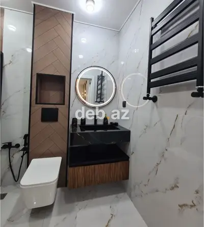 Bakı, 9-cu mikrorayon, 2 otaqlı, Köhnə tikili, m. Nəsimi, 71 kv. m — kiçik şəkil 13