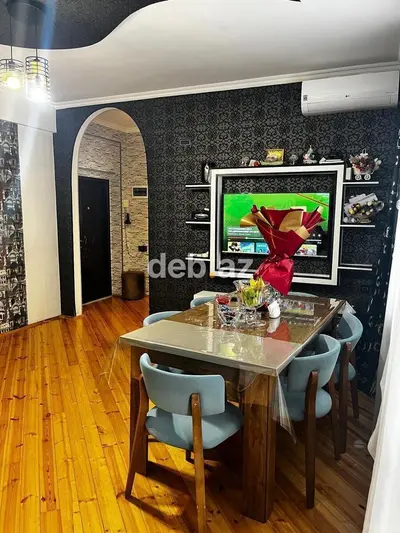 Əhmədli, 3 otaqlı, Yeni tikili, m. Xalqlar Dostluğu, 58 kv. m — kiçik şəkil 1