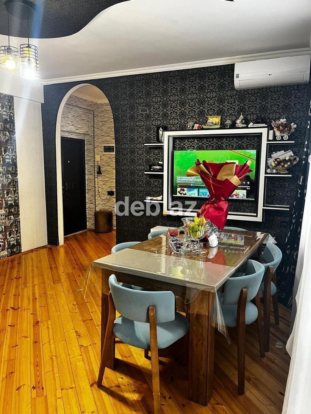 Əhmədli, 3 otaqlı, Yeni tikili, m. Xalqlar Dostluğu, 58 kv. m — şəkil 1