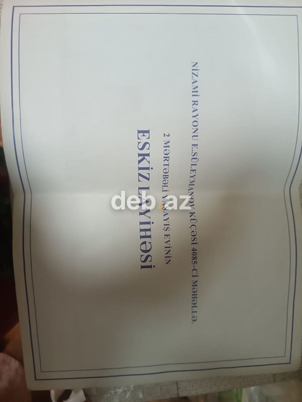 4 sot, Tikinti, Makler, Bələdiyyə — şəkil 1