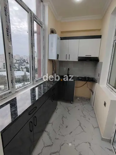 3-cü mikrorayon, 2 otaqlı, Yeni tikili, m. Memar Əcəmi, 56 kv. m — kiçik şəkil 5