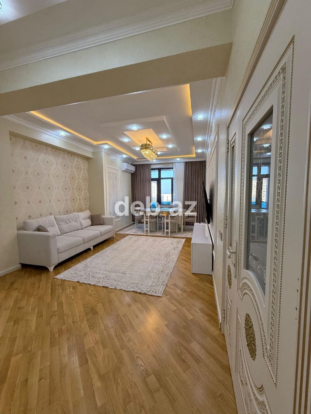 2 otaqlı, Yeni tikili, m. Qara Qarayev, 83 kv. m — şəkil 1