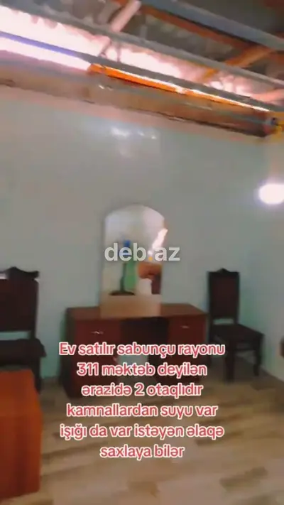 Sabunçu qəs. 2 otaqlı, 80 kv. m, Kredit yoxdur, Yeni təmirli — kiçik şəkil 2