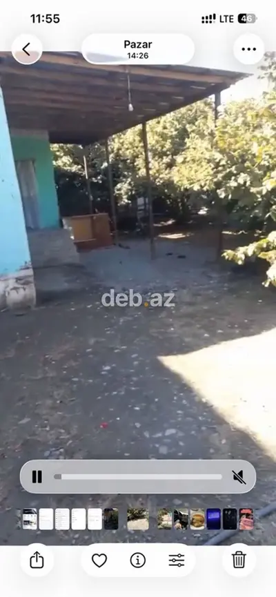 Həyətyanı sahəsi olan kənd evi Qəbələ rayonu Savalan kəndi həm fındıq — kiçik şəkil 1